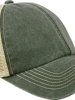 Beechfield B 672 6 panelová kšiltovka Vintage Trucker 53.0672 vintage olive/stone