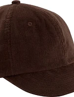 Beechfield B 682 6 panelová kšiltovka "Heritage Cord Cap" 53.0682 brown