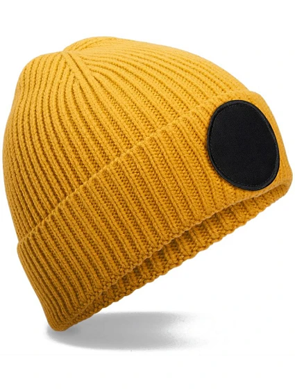 Beechfield B 332R Čepice s kruhovou nášivkou 53.332R mustard/black Beechfield B 332R Čepice s kruhovou nášivkou 53.332R mustard/black