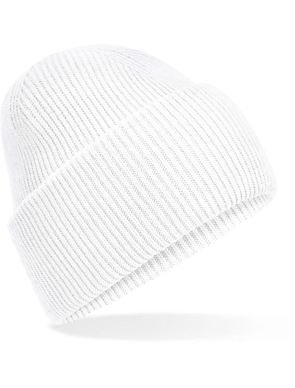 Beechfield B 385R Pletená čepice s manžetou "Recycled" 53.385R white