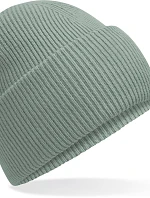 Beechfield B 385R Pletená čepice s manžetou "Recycled" 53.385R dusty green