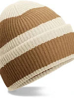 Beechfield B 391R Pletená čepice "Color Block" 53.391R vanilla/biscuit