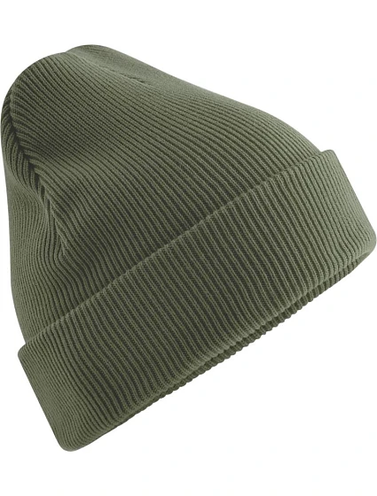 Beechfield B 830N Pletená čepice z bio bavlny 53.830N olive green Beechfield B 830N Pletená čepice z bio bavlny 53.830N olive green