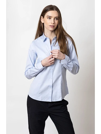 J.Harvest & Frost 01 Regular Women Nežehlivá halenka s dlouhým rukávem sky blue model 22454208 J.Harvest & Frost 01 Regular Women Nežehlivá halenka s dlouhým rukávem sky blue model 22454208
