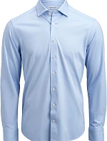 J.Harvest & Frost IB 132 Slim Men Košile Interlock s dlouhým rukávem 63.3202 sky blue
