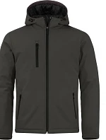 Clique Padded Hooded Softshell Men Pánská zateplená softshellová bunda s kapucí 67.0952 dark grey