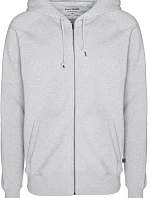 Pure Waste HJUB Unisex mikina s kapucí 74.HJUB grey melange