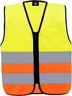 Korntex KWRX – Aalborg Dětská bezpečnostní vesta 76.KWRX hi vis yellow/hi vis orange