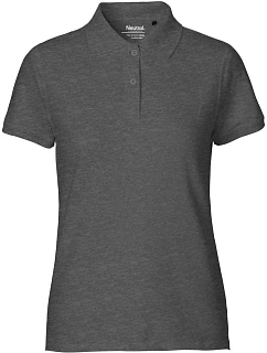 Neutral O 22980 Dámské piqué polo z bio bavlny 77.2280 dark heather