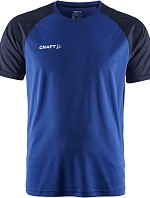 Craft Teamwear Squad Go Contrast Jersey M Pánské kontrastní sportovní tričko 82.2725 club cobolt/navy
