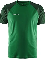 Craft Teamwear Squad Go Contrast Jersey M Pánské kontrastní sportovní tričko 82.2725 team green/ivy