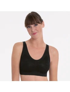 Essential Lace pooperační braletka s pěnovou výztuží 4700X black - Anita Care