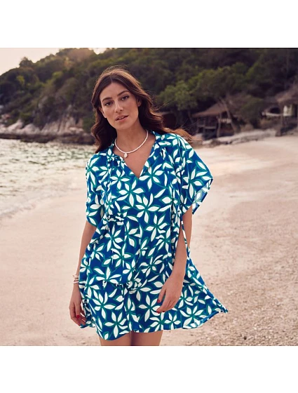 Style Tahiti tunika 8643 modrá oceán - RosaFaia Style Tahiti tunika 8643 modrá oceán - RosaFaia