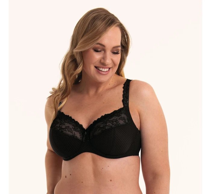 Eloise podprsenka s kosticí Full Cup 5295 black - RosaFaia Eloise podprsenka s kosticí Full Cup 5295 black - RosaFaia