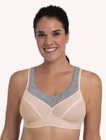 PanAlp wool sportovní podprsenka 5555 smart rose/melange - Active