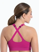 EasyMove Zip sportovní top moldovaný,přední zapínání 5511 candy pink - Active