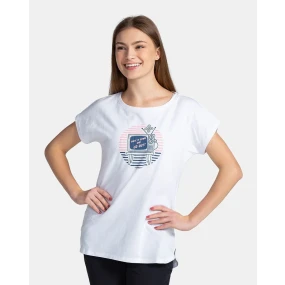 Dámské tričko model 18394558 W Bílá - Kilpi Dámské tričko model 18394558 W Bílá - Kilpi