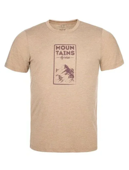 Pánské funkční tričko Garove-m béžová - Kilpi Pánské funkční tričko Garove-m béžová - Kilpi