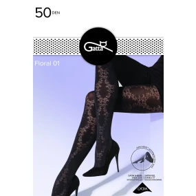 Gatta Floral 01 kolor:nero