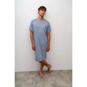 Vamp - Pohodlná pánská noční košile 16614 - Vamp