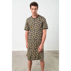 Vamp - Pohodlná pánská noční košile 18613 - Vamp