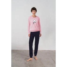 Vamp - Dámské bavlněné pyžamo s manžetami 19960 - Vamp