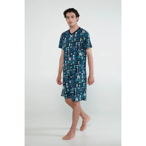Vamp - Noční košile s krátkými rukávy 20653 - Vamp Vamp - Noční košile s krátkými rukávy 20653 - Vamp