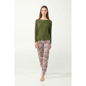 Vamp - Dámské pyžamo s květinami 21063 - Vamp