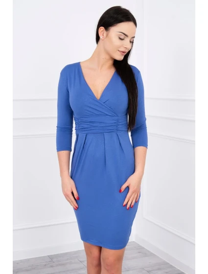 Přiléhavé šaty s výřezem pod poprsím z džínoviny Přiléhavé šaty s výřezem pod poprsím z džínoviny