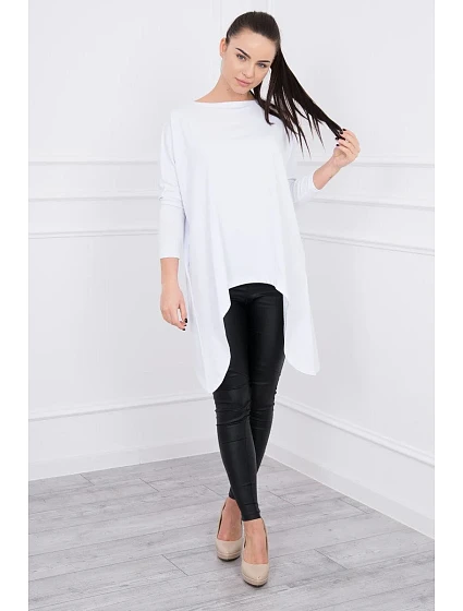 Oversize halenka bílá