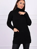 Stojanový svetr černý