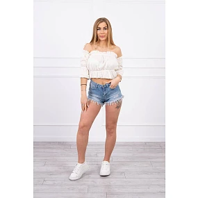 Španělská halenka ecru