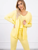 Sada svetrů 3-dílná žlutá