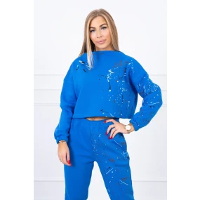 Izolační sada s barevným potiskem chrpově modrá