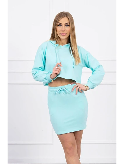 Souprava halenky se sukní mint