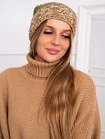 Pola fleecová čepice K267 green+yellow neon