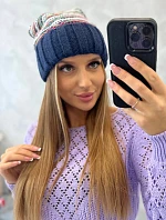 Dámská čepice Feba K330 navy blue