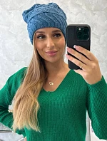 Dámská čepice Dagmara K332 dark denim