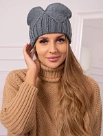 Dámská čepice Liliana K375 tmavě šedá