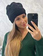 Dámská čepice Nastia K373 černá