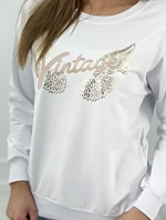 Mikina s potiskem bíl