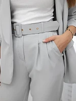 Elegantní souprava saka a kalhot šedý