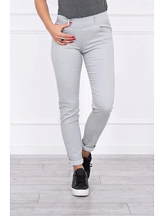 Kalhoty v barvě denim šedé