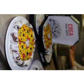 Ponožky s potiskem pizzy – sada 4 pár unisex v originálním balení Ponožky s potiskem pizzy – sada 4 pár unisex v originálním balení