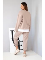 Dámský komplet s model 21808617 mikinou a fango tepláky - K-Fashion Dámský komplet s model 21808617 mikinou a fango tepláky - K-Fashion