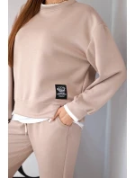 Dámský komplet s model 21808617 mikinou a fango tepláky - K-Fashion Dámský komplet s model 21808617 mikinou a fango tepláky - K-Fashion