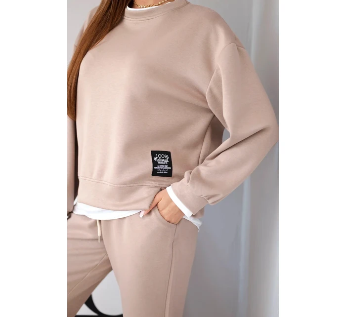 Dámský komplet s model 21808617 mikinou a fango tepláky - K-Fashion Dámský komplet s model 21808617 mikinou a fango tepláky - K-Fashion