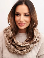 Komin dámský vlněný měkký zimní KN25 camelový