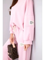 Dámská sada máslová mikina + kalhoty světle růžový Dámská sada máslová mikina + kalhoty světle růžový