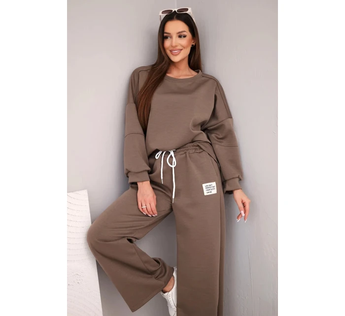 Dámský komplet máslo mikina + kalhoty fango Dámský komplet máslo mikina + kalhoty fango